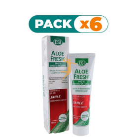 Pack 6x DENTIFRICO EN GEL SMILE PARA DIENTES BLANCOS 100Ml ESI