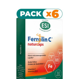 Pack 6x FERROLIN C 30 NATURCAPS ESI
