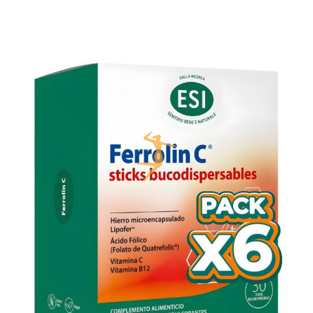 Pack 6x FERROLIN C 30 STICKS ESI