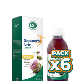 Pack 6x DEPURERBE FORTE 500ML ESI