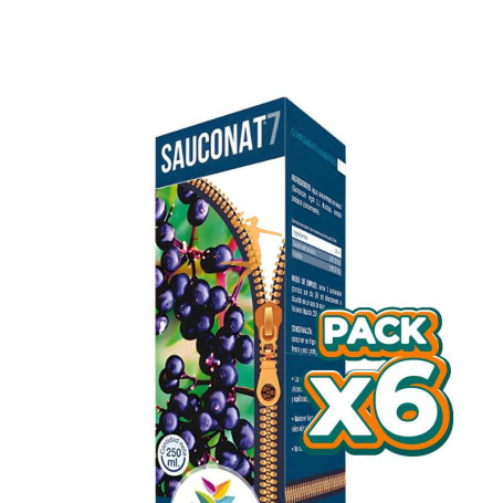 Pack 6x SAUCONAT 7 JARABE 250ML CONATAL