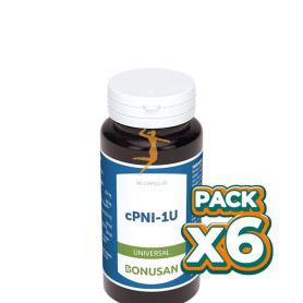 Pack 6x CPNI 1U 60 CÁPSULAS BONUSAN