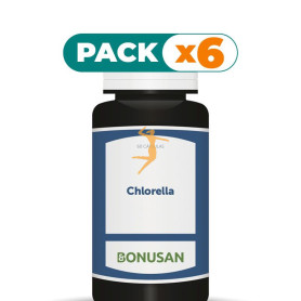 Pack 6x CHLORELLA 60 CÁPSULAS VEGETALES BONUSAN