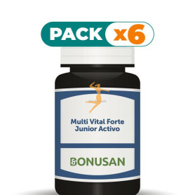 Pack 6x MULTI VITAL FORTE JUNIOR ACTIVO 60 CÁPSULAS BONUSAN