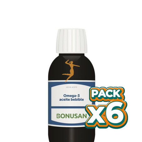 Pack 6x OMEGA 3 MSC ACEITE BEBIBLE 58Ml. BONUSAN