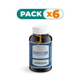 Pack 6x VITAMINA C1000 COMPLEJO ASCROBATO 90COMPRIMIDOS BONUSAN