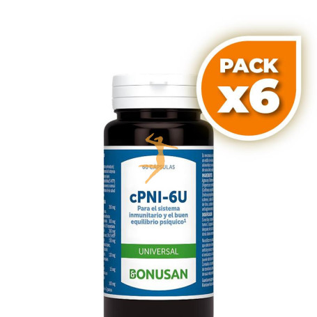 Pack 6x CPNI-6U 60 CAPSULAS BONUSAN