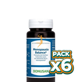 Pack 6x MENOPAUSIA BALANCE 60 CÁPSULAS BONUSAN