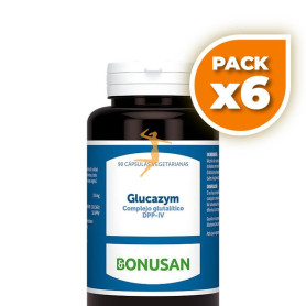 Pack 6x GLUCAZYM 90 CÁPSULAS BONUSAN