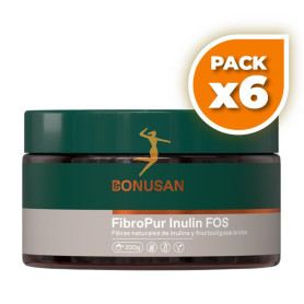 Pack 6x FIBROPUR INULIN FOS 200G BONUSAN