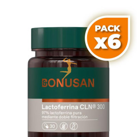 Pack 6x LACTOFERRINA CLN 300 30 CÁPSULAS GASTRORRESISTENTES BONUSAN