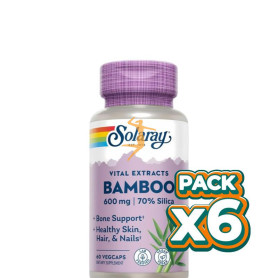 Pack 6x BAMBOO 300Mg. 60 CÁPSULAS SOLARAY