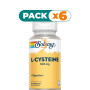 Pack 6x L-CYSTEINE 500Mg. 30 CÁPSULAS SOLARAY