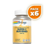 Pack 6x SUPER C 100 CÁPSULAS VEGETALES A/R SOLARAY