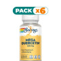 Pack 6x MEGA QUERCETIN 600Mg. 60 CÁPSULAS VEGETALES SOLARAY