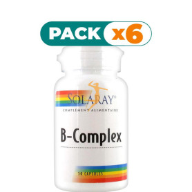 Pack 6x B COMPLEX 50 50 CÁPSULAS VEGETALES SOLARAY