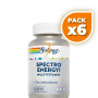 Pack 6x SPECTRO ENERGY MULTI-VITA-MIN 60 CÁPSULAS VEGETALES SOLARAY