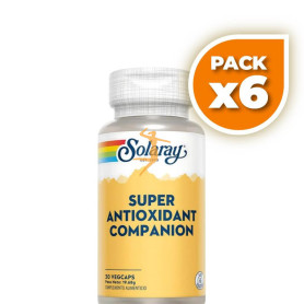 Pack 6x SUPER ANTIOXIDANT COMPANION 30 CÁPSULAS VEGETALES SOLARAY