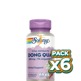 Pack 6x DONG QUAI 60 CÁPSULAS SOLARAY