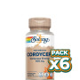 Pack 6x CORDYCEPS FERMENTED 500Mg. 60 CÁPSULAS VEGETALES SOLARAY