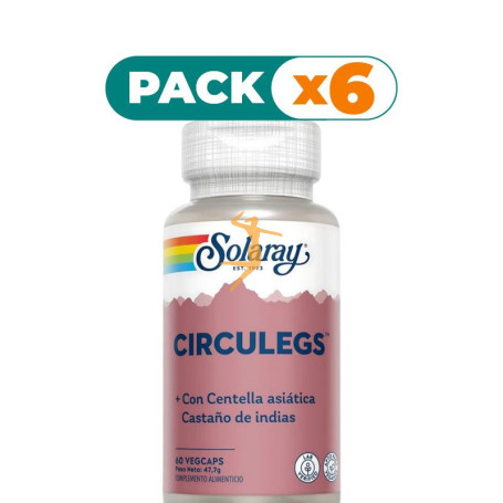 Pack 6x CIRCULEGS 60 CÁPSULAS SOLARAY