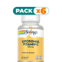 Pack 6x LIPO VITAMIN C 400Mg. 100 CAPSULAS VEGETALES SOLARAY