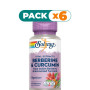 Pack 6x BERBERINE & CURCUMIN 600Mg. 60 CÁPSULAS VEGETALES SOLARAY