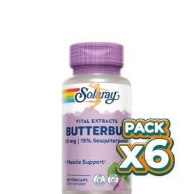 Pack 6x BUTTERBUR 60 CÁPSULAS SOLARAY