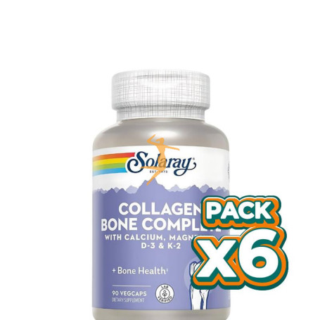 Pack 6x COLLAGEN BONE COMPLETE 90 CÁPSULAS VEGETALES SOLARAY