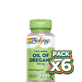 Pack 6x OIL OREGAN 150Mg. 60 PERLAS SOLARAY