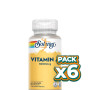 Pack 6x VITAMINA A 10,000 UI - 60 VEGCAPS SOLARAY