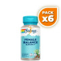 Pack 6x FEMALE BALANCE - 100 VEGCAPS SOLARAY