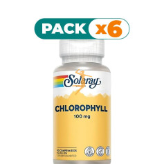Pack 6x CHLOROPHYLL 90 COMPRIMIDOS SOLARAY