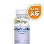 Pack 6x MONOLAURIN 500MG 60 CÁPSULAS VEGETALES SOLARAY