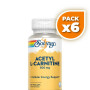 Pack 6x ACETYL L-CARNITINE 500MG 30 CÁPSULAS VEGETALES SOLARAY