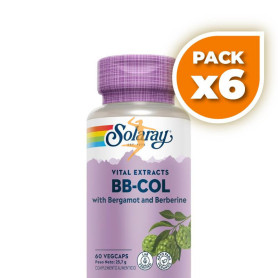 Pack 6x BB-COL (BERGAMOTA Y BERBERINA) 60 CÁPSULAS SOLARAY