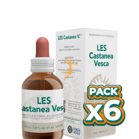 Pack 6x LES CASTANEA VESCA 50Ml. FORZA VITALE