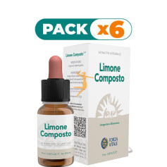 Pack 6x LIMONE COMPOSTO 10Ml. (Hierro) FORZA VITALE