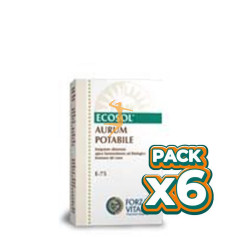 Pack 6x AURUM POTABILE 10Ml. (Oro Alquémico) FORZA VITALE