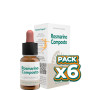 Pack 6x ROSMARINO COMPOSTO 10Ml. (Cobre-Oro-Plata) FORZA VITALE