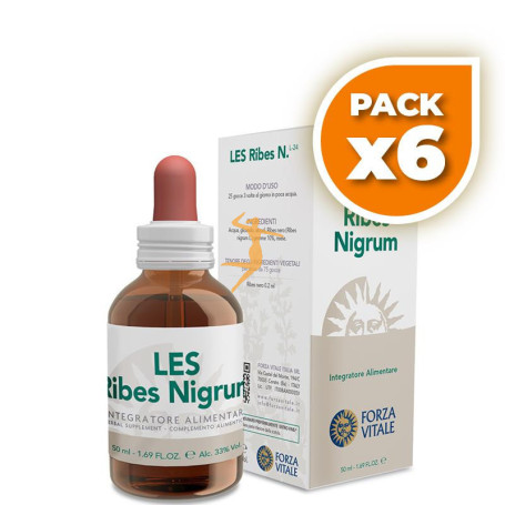 Pack 6x LES RIBES NIGRUM 50Ml. FORZA VITALE