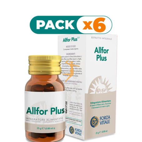 Pack 6x ALLFOR PLUS 25Gr. FORZA VITALE