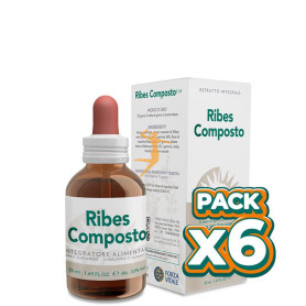 Pack 6x RIBES COMPOSTO 50Ml. FORZA VITALE