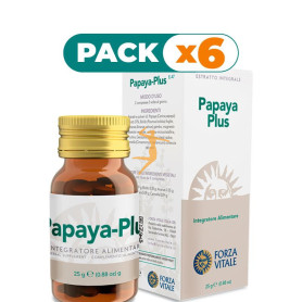 Pack 6x PAPAYA PLUS 25Gr. FORZA VITALE