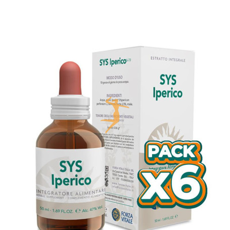 Pack 6x SYS IPERICO 50Ml. FORZA VITALE