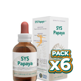 Pack 6x SYS PAPAYA 50Ml. FORZA VITALE