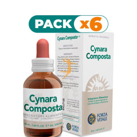 Pack 6x CYNARA COMPOSTA 50Ml. FORZA VITALE
