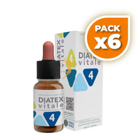 Pack 6x DIATEX VITALE 4 GOTAS 30Ml. FORZA VITALE