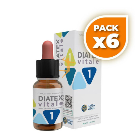 Pack 6x DIATEX VITALE 1 GOTAS 30Ml. FORZA VITALE