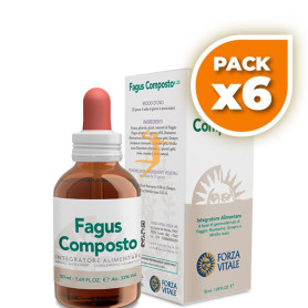 Pack 6x FAGUS COMPOSTO 50Ml. FORZA VITALE